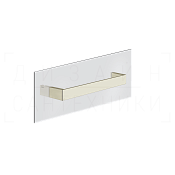 Gessi Inverso/Rettangolo Полотенцедержатель для крепления на стекло 31,5 см, цвет: nickel PVD 20961#720