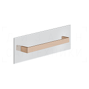 Gessi Inverso/Rettangolo Полотенцедержатель для крепления на стекло 46,5 см, цвет: copper PVD 20963#030