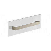 Gessi Inverso/Rettangolo Полотенцедержатель на стекло 46,5 см, подвесной, цвет: finox brushed nickel 20963#149