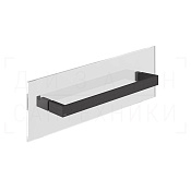 Gessi Inverso/Rettangolo Полотенцедержатель на стекло 46,5 см, подвесной, цвет: aged bronze 20963#187