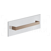 Gessi Inverso/Rettangolo Полотенцедержатель на стекло 46,5 см, подвесной, цвет: copper brushed PVD 20963#708