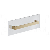 Gessi Inverso/Rettangolo Полотенцедержатель на стекло 46,5 см, цвет: warm bronze brushed PVD 20963#726