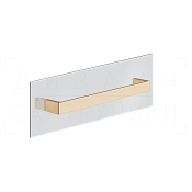 Gessi Inverso/Rettangolo Полотенцедержатель на стекло 46,5 см, подвесной, цвет: warm bronze PVD 20963#735
