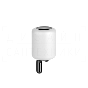 Gessi Goccia Стакан подвесной, керамический Gres, цвет: white/black metal PVD 38007#706