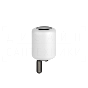 Gessi Goccia Стакан подвесной, керамический Gres, цвет: white/black metal brushed PVD 38007#707