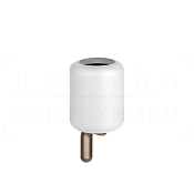 Gessi Goccia Стакан подвесной, керамический Gres, цвет: white/copper brushed PVD 38007#708