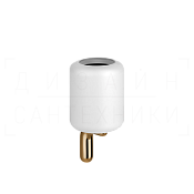Gessi Goccia Стакан подвесной, керамический Gres, цвет: white/warm bronze PVD 38007#735