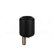Gessi Goccia Стакан подвесной, керамический Gres, цвет: black/copper PVD 38008#030