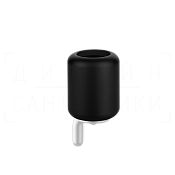 Gessi Goccia Стакан подвесной, керамический Gres, цвет: black/matte white 38008#279