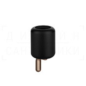Gessi Goccia Стакан подвесной, керамический Gres, цвет: black/copper brushed PVD 38008#708