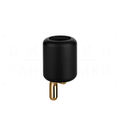 Gessi Goccia Стакан подвесной, керамический Gres, цвет: black/warm bronze PVD 38008#735