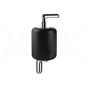Gessi Goccia Дозатор для жидкого мыла подвесной, керамическая колба Gres, цвет: black/matte black 38014#299