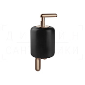Gessi Goccia Дозатор для жидкого мыла подвесной, колба Gres, цвет: black/copper brushed PVD 38014#708