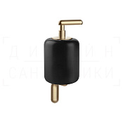 Gessi Goccia Дозатор для жидкого мыла подвесной, колба Gres, цвет: black/warm bronze brushed PVD 38014#726