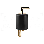 Gessi Goccia Дозатор для жидкого мыла подвесной, керамическ. колба Gres, цвет: black/warm bronze PVD 38014#735