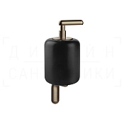 Gessi Goccia Дозатор для жидкого мыла подвесной, колба Gres, цвет: black/coffee bronze brushed PVD 38014#761