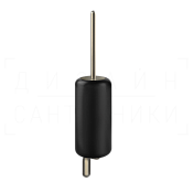 Gessi Goccia Ершик для унитаза подвесной, колба Gres, цвет: black/finox brushed nickel 38020#149