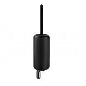 Gessi Goccia Ершик для унитаза подвесной, с кермической колбой Gres, цвет: black/black metal PVD 38020#706