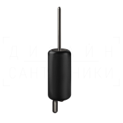 Gessi Goccia Ершик для унитаза подвесной, колба Gres, цвет: black/black metal brushed PVD 38020#707