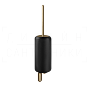 Gessi Goccia Ершик для унитаза подвесной, колба Gres, цвет: black/deep bronze brushed PVD 38020#791