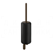 Gessi Goccia Ершик для унитаза подвесной, с кермической колбой Gres, цвет: black/dark bronze 38020#845