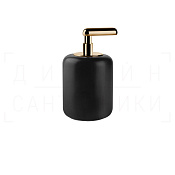 Gessi Goccia Дозатор для жидкого мыла настольный, керамичес. колба Gres, цвет: black/warm bronze PVD 38038#735