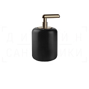 Gessi Goccia Дозатор для жидкого мыла настольный, колба Gres, цвет: black/coffee bronze brushed PVD 38038#761