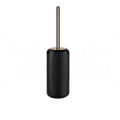 Gessi Goccia Ершик для унитаза напольный, с кермической колбой Gres, цвет: black/copper PVD 38044#030
