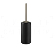 Gessi Goccia Ершик для унитаза напольный, колба Gres, цвет: black/finox brushed nickel 38044#149