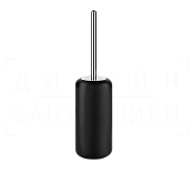 Gessi Goccia Ершик для унитаза напольный, с кермической колбой Gres, цвет: black/matte black 38044#299