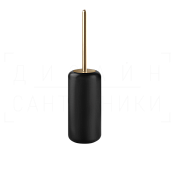 Gessi Goccia Ершик для унитаза напольный, колба Gres, цвет: black/warm bronze brushed PVD 38044#726