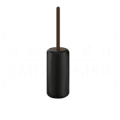 Gessi Goccia Ершик для унитаза напольный, с кермической колбой Gres, цвет: black/dark bronze 38044#845