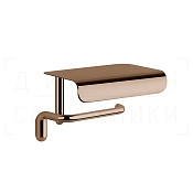 Gessi Goccia Держатель для туалетной бумаги с крышкой, подвесной, цвет: copper PVD 38049#030