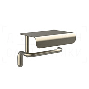 Gessi Goccia Держатель для туалетной бумаги с крышкой, подвесной, цвет: finox brushed nickel 38049#149