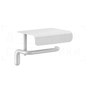 Gessi Goccia Держатель для туалетной бумаги с крышкой, подвесной, цвет: matte white 38049#279