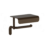 Gessi Goccia Держатель для туалетной бумаги с крышкой, подвесной, цвет: dark bronze 38049#845