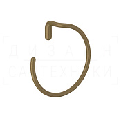 Gessi Goccia Полотенцедержатель кольцевой d23,3 см, подвесной, цвет: antique brass 38109#713