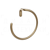 Gessi Goccia Полотенцедержатель кольцевой d23,3 см, подвесной, цвет: warm bronze brushed PVD 38109#726