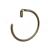 Gessi Goccia Полотенцедержатель кольцевой d23,3 см, подвесной, цвет: coffee bronze brushed PVD 38109#761