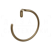 Gessi Goccia Полотенцедержатель кольцевой d23,3 см, подвесной, цвет: deep bronze brushed PVD 38109#791