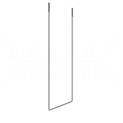 Gessi Goccia Полотенцедержатель потолочный 61,4x160h см, подвесной, цвет: matte black 38143#299