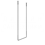Gessi Goccia Полотенцедержатель потолочный 61,4x160h см, подвесной, цвет: black metal PVD 38143#706