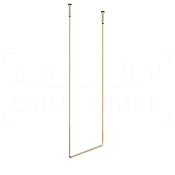Gessi Goccia Полотенцедержатель потолочный 61,4x160h см, подвесной, цвет: warm bronze brushed PVD 38143#726