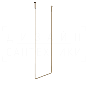 Gessi Goccia Полотенцедержатель потолочный 61,4x160h см, подвесной, цвет: deep bronze brushed PVD 38143#791