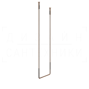 Gessi Goccia Полотенцедержатель потолочный 46,4x160h см, подвесной, цвет: copper PVD 38144#030