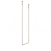 Gessi Goccia Полотенцедержатель потолочный 46,4x160h см, подвесной, цвет: finox brushed nickel 38144#149