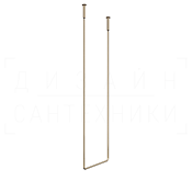 Gessi Goccia Полотенцедержатель потолочный 46,4x160h см, подвесной, цвет: deep bronze brushed PVD 38144#791