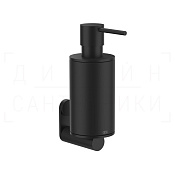 Gessi 316 Accessories Дозатор для жидкого мыла подвесной, колба Neolite, цвет: black/matte black 54714#299