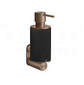Gessi 316 Accessories Дозатор для жидкого мыла подвесной, колба Neolite, цвет: copper brushed PVD 54714#708