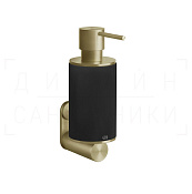 Gessi 316 Accessories Дозатор для жидкого мыла подвесной, колба Neolite, цвет: brushed brass PVD 54714#727